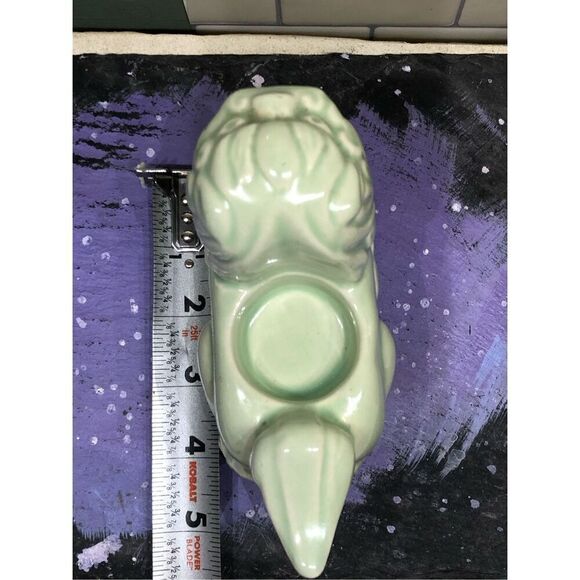 Foo Dog Candle Holder—VNT MCM Celadon Green Asian Style Figure - Picture 16 of 16